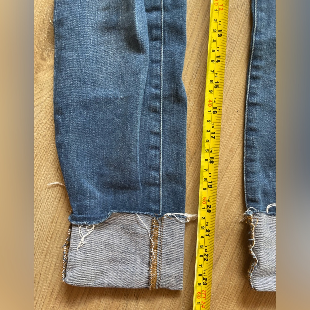 Frame Denim Women's ‘Le High Skinny’ Cropped Blue Jeans Size 25 - Picture 9 of 10